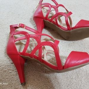 BOGO Sexy red 9 Avon ankle heels